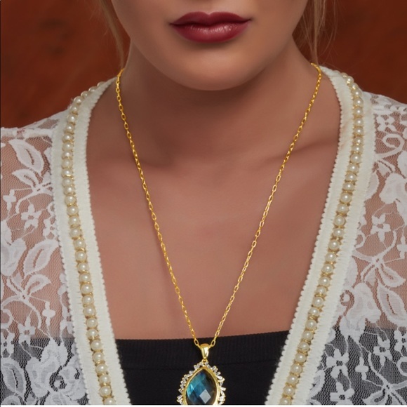 Melinda Maria Emily Long large Pendant Necklace - Picture 2 of 8